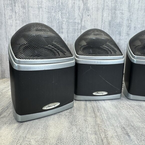 Mirage Nanosat Set Of 5 Speakers Black Fully Functional - Picture 2 of 14